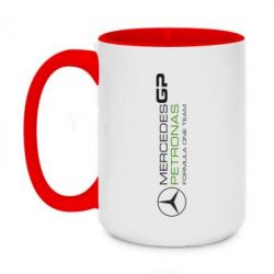 Чашка двухцветная 420ml Mercedes GP Vert - PrintSalon