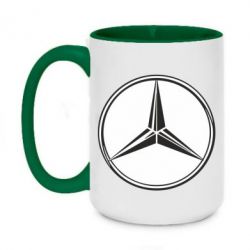 Чашка двухцветная 420ml Mercedes - PrintSalon