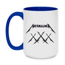 Чашка двокольорова велика Metallica XXX - PrintSalon