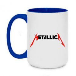 Чашка двокольорова велика Металіка - PrintSalon