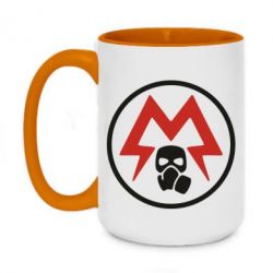 Чашка двокольорова велика Metro Exodus emblem - PrintSalon