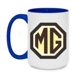 Чашка двухцветная 420ml MG Cars Logo - PrintSalon