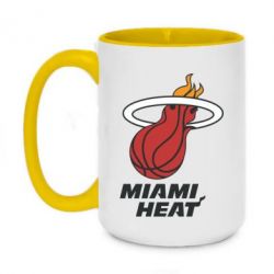 Чашка двокольорова велика Miami Heat