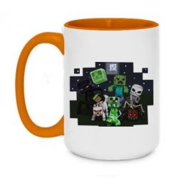 Чашка двухцветная 420ml Minecraft Party - PrintSalon