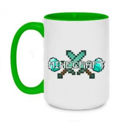 Чашка двокольорова велика Minecraft - PrintSalon