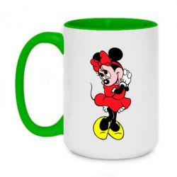 Чашка двухцветная 420ml Минни "Мимими" - PrintSalon