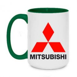 Чашка двухцветная 420ml Mitsubishi small - PrintSalon