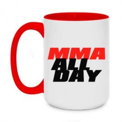 Чашка двухцветная 420ml MMA All day - PrintSalon