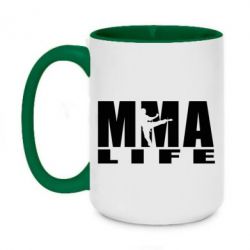Чашка двокольорова велика MMA Life - PrintSalon