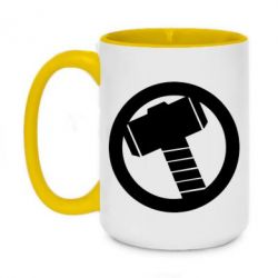 Чашка двухцветная 420ml Молот Тора - PrintSalon