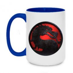Чашка двокольорова велика Mortal Kombat Logo - PrintSalon