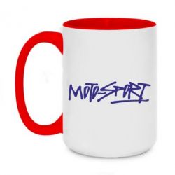 Чашка двухцветная 420ml MOTO SPORT - PrintSalon