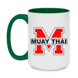 Чашка двухцветная 420ml Muay Thai Big M - PrintSalon
