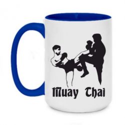 Чашка двухцветная 420ml Muay Thai Fighters - PrintSalon
