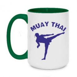 Чашка двухцветная 420ml Muay Thai - PrintSalon