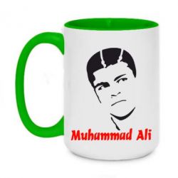 Чашка двухцветная 420ml Muhammad Ali - PrintSalon