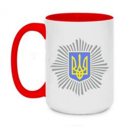 Чашка двухцветная 420ml МВС України - PrintSalon