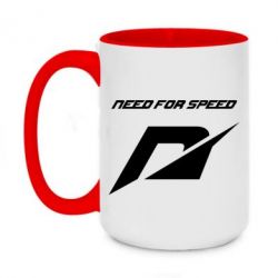 Чашка двухцветная 420ml Need For Speed Logo - PrintSalon