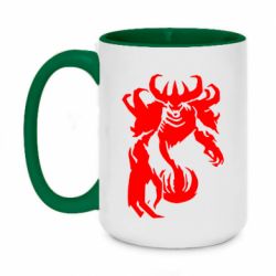 Чашка двухцветная 420ml Nevermore - PrintSalon