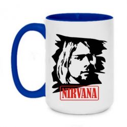 Чашка двухцветная 420ml Nirvana Kurt Cobian - PrintSalon
