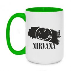 Чашка двокольорова велика Nirvana Smile - PrintSalon