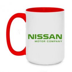 Чашка двокольорова велика Nissan Motor Company - PrintSalon