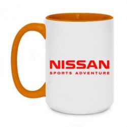 Чашка двокольорова велика Nissan Sport Adventure - PrintSalon