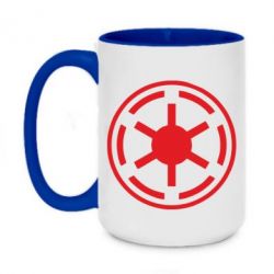 Чашка двухцветная 420ml Новый герб Империи - PrintSalon