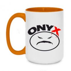 Чашка двухцветная 420ml Onyx - PrintSalon