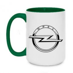 Чашка двухцветная 420ml Opel logo - PrintSalon