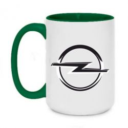 Чашка двухцветная 420ml Opel Small - PrintSalon