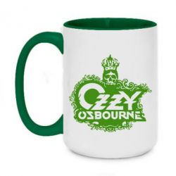 Чашка двухцветная 420ml Оззи Озборн - PrintSalon