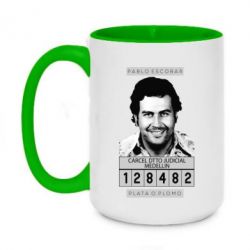 Чашка двухцветная 420ml Pablo Escobar - PrintSalon