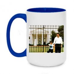 Чашка двухцветная 420ml Пабло Эскобар - PrintSalon