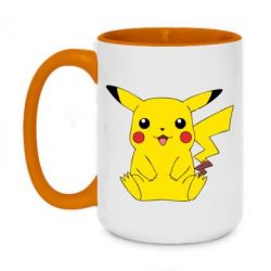 Чашка двухцветная 420ml Pika - PrintSalon