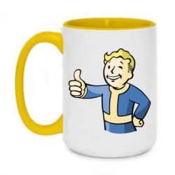 Чашка двухцветная 420ml Pip boy fallout - PrintSalon