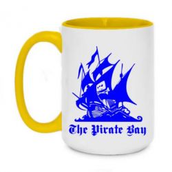 Чашка двухцветная 420ml Pirat Bay - PrintSalon