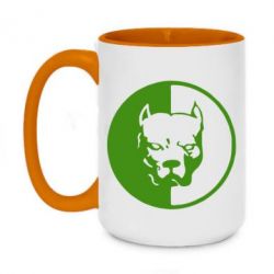 Чашка двухцветная 420ml Pitbull - PrintSalon