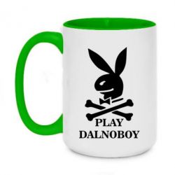 Чашка двухцветная 420ml Play dalnoboy - PrintSalon