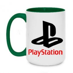 Чашка двухцветная 420ml PlayStation - PrintSalon