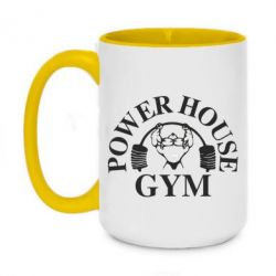 Чашка двокольорова велика Power House Gym - PrintSalon