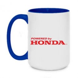 Чашка двухцветная 420ml Powered by HONDA - PrintSalon