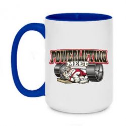Чашка двухцветная 420ml Powerlifting Meet - PrintSalon