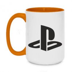 Чашка двухцветная 420ml PS Logo - PrintSalon