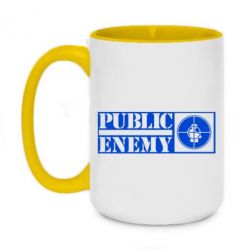 Чашка двухцветная 420ml Public Enemy-PrintSalon Чашка двухцветная 420ml Public Enemy