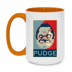 Чашка двухцветная 420ml Pudge aka Obey - PrintSalon