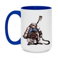 Чашка двокольорова велика Pudge Art - PrintSalon