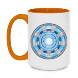 Чашка двухцветная 420ml Реактор Тони Старка - PrintSalon