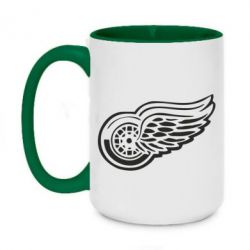 Чашка двокольорова велика Red Wings - PrintSalon