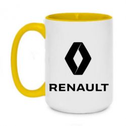 Чашка двухцветная 420ml Renault logotip - PrintSalon